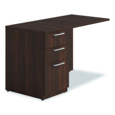 Alera® Seville Series Desk Return With Pedestal, Left, 48