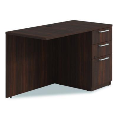 Alera® Seville Series Desk Return With Pedestal, Right, 48