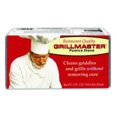 Pumie® Grillmaster® Griddle & Grill Cleaning Brick, 5.75 x 2.75, Gray, 12/Carton