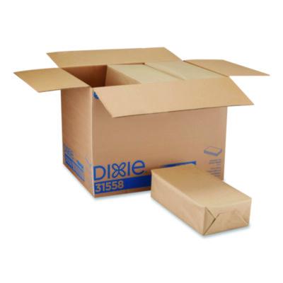Dixie® 1/8-Fold Dinner Napkin, 1-Ply, 15 x 16.8, White, 350/Pack, 12 Packs/Carton Dinner Napkins - Office Ready