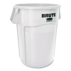 Rubbermaid® Commercial Brute Container, 44 gal, Plastic, White