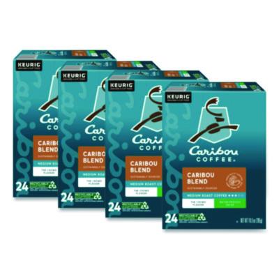 Caribou Coffee® Caribou Blend Decaf Coffee K-Cups®, 96/Carton Decaffeinated Coffee K-Cups - Office Ready