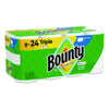 Bounty® Select-a-Size Kitchen Roll Paper Towels, 2-Ply, White, 6 x 11, 123 Sheets/Roll, 8 Triple Rolls/Carton Perforated Paper Towel Rolls - Office Ready