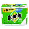 Bounty® Select-a-Size Kitchen Roll Paper Towels, 2-Ply, 6 x 11, White, 82 Sheets/Double Roll, 6 Rolls/Carton Perforated Paper Towel Rolls - Office Ready