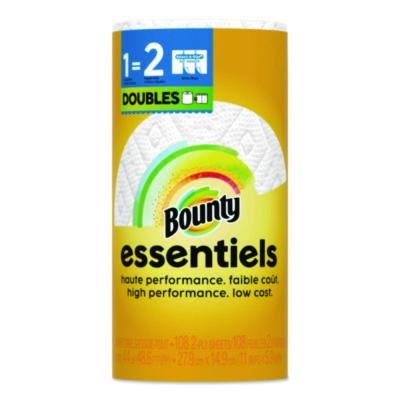 Bounty® Essentials Select-A-Size Kitchen Roll Paper Towels, 2-Ply, 108 Sheets/Roll, 24 Rolls/Carton Perforated Paper Towel Rolls - Office Ready