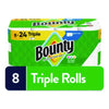 Bounty® Select-a-Size Kitchen Roll Paper Towels, 2-Ply, White, 6 x 11, 123 Sheets/Roll, 8 Triple Rolls/Carton Perforated Paper Towel Rolls - Office Ready