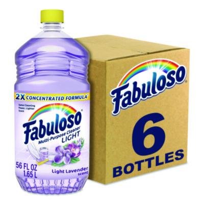 Fabuloso® Multi-Use Cleaner, Light Lavender Scent, 56 oz Bottle, 6/Carton Multipurpose Cleaners - Office Ready