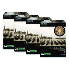 Barista Prima Coffeehouse® Decaf Italian Roast Coffee K-Cups®, 24/Box, 4 Boxes/Carton