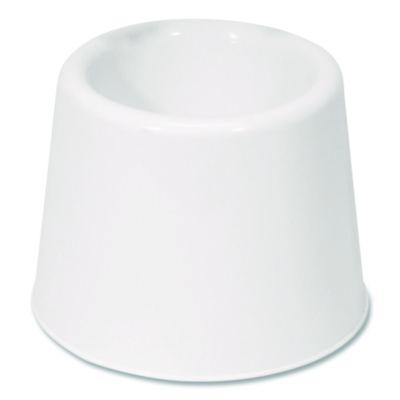 Boardwalk® Caddy For Spiral Bowl Brush, White Toilet Brush Caddies/Pedestals - Office Ready