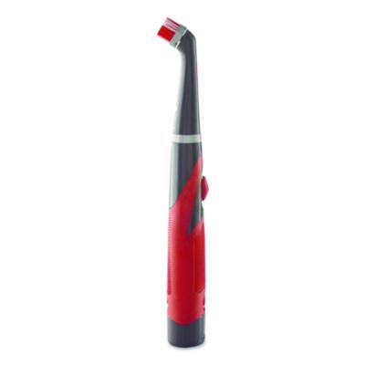 Rubbermaid® Multi-Purpose Cordless Battery Power Scrubber, Red/White Nylon Bristles, 12.68