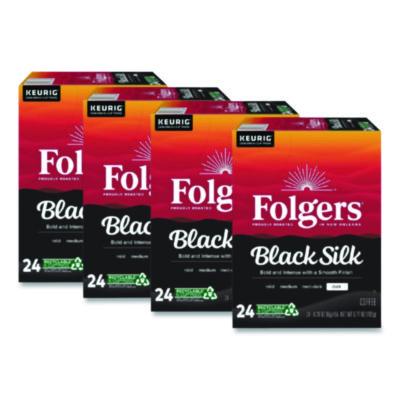 Folgers® Gourmet Selections Black Silk Coffee K-Cups®, 96/Carton Coffee K-Cups - Office Ready