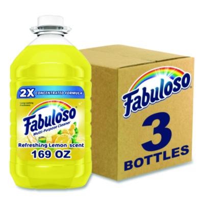 Fabuloso® Multi-Use Cleaner, Lemon Scent, 169 oz Bottle, 3/Carton Multipurpose Cleaners - Office Ready