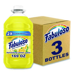Fabuloso® Multi-Use Cleaner, Lemon Scent, 169 oz Bottle, 3/Carton
