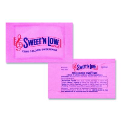 Sweet'N Low® Sugar Substitute, 1 g Packet, 400/Box, 4 Box/Carton Sweeteners - Office Ready