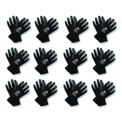 KleenGuard™ G40 Latex Coated Gloves, Size 8, Gray/Black, 12 Pairs/Pack Work Gloves, Coated - Office Ready