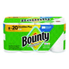 Bounty® Select-a-Size Kitchen Roll Paper Towels, 2-Ply, 5.9 x 11, White, 103 Sheets/Double Plus Roll, 8 Rolls/Pack Perforated Paper Towel Rolls - Office Ready