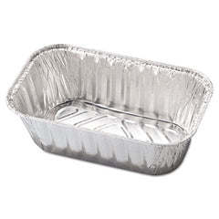 HFA® Aluminum Roasting/Baking Containers, #1 Loaf, 1 lb Capacity, 5.72 x 3.31 x 2.03, 200/Carton