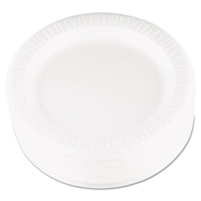 Dart® Quiet Classic Laminated Foam Dinnerware, Plate, 9