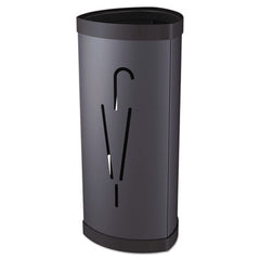 Alba™ Triangular Umbrella Stand, Steel/Plastic, 10.25w x 10.25d x 23.67h, Black