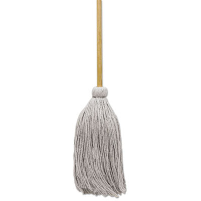 Boardwalk® Cotton Deck Mop, #20 White Cotton Head, 50