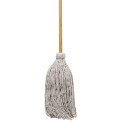 Boardwalk® Cotton Deck Mop, #32 White Cotton Head, 50