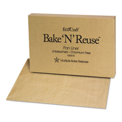 Bagcraft EcoCraft® Bake 'N' Reuse Pan Liner, 16.38 x 24.38, 1,000/Box Baking-Pan Liners - Office Ready