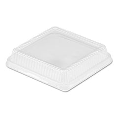 HFA® Plastic Dome Lids, 8.25 x 8.25 x 1.5, Clear, 500/Carton