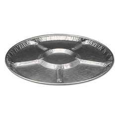 HFA® Aluminum Lazy Susan, 6 Compartments, 18" Diameter x 0.94" h, 25/Carton