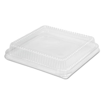 HFA® Plastic Dome Lids, 10.75 x 10.19 x 1.63, Clear, 100/Carton Takeout Food Containers - Office Ready