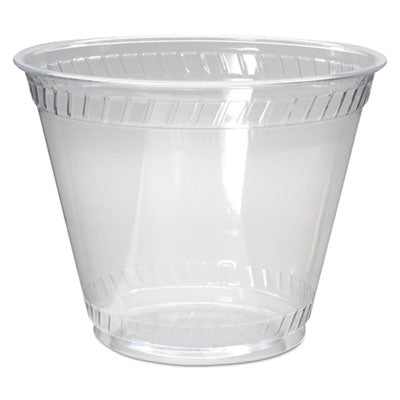 Fabri-Kal® Greenware® Cold Drink Cups, 9 oz, Clear, Old Fashioned, 50/Sleeve, 20 Sleeves/Carton Cold Drink Cups, Plastic - Office Ready