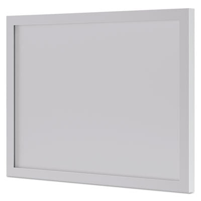 HON® BL Series Frosted Glass Modesty Panel, 39.5w x 0.13d x 27.25h, Silver/Frosted Table Privacy & Modesty Panels - Office Ready