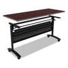 Alera® Reversible Laminate Table Top, Rectangular, 59.5w x 23.63,Medium Cherry/Mahogany Communal-Work & Training Table Tops - Office Ready
