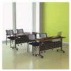 Alera® Reversible Laminate Table Top, Rectangular, 59.5w x 23.63,Medium Cherry/Mahogany Communal-Work & Training Table Tops - Office Ready