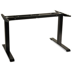 Alera® AdaptivErgo® Sit-Stand Two-Stage Electric Height-Adjustable Table Base, 48.06" x 24.35" x 27.5" to 47.2", Black