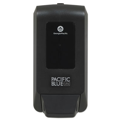 Georgia Pacific® Professional Pacific Blue Ultra Soap/Sanitizer Dispenser,200 mL Refill, 5.6 x 4.4 x 11.5, Black Liquid Soap Dispensers, Manual - Office Ready