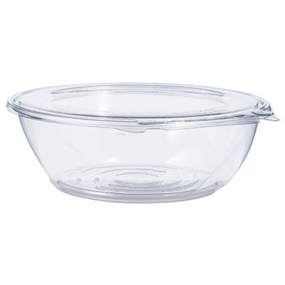 Dart® SafeSeal Tamper-Resistant, Tamper-Evident Bowls, Tamper-Evident Bowls with Flat Lid, 48 oz, 8.9