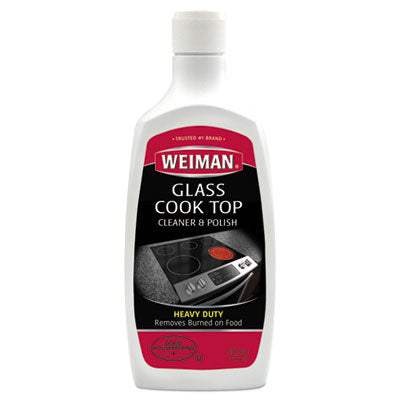WEIMAN® Glass Cook Top Cleaner and Polish, 20 oz Squeeze Bottle Degreasers/Cleaners - Office Ready