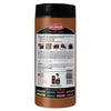 WEIMAN® Leather Wipes, 1-Ply, 7 x 8, White, 30/Canister, 4 Canisters/Carton Conditioning Wipes - Office Ready