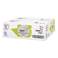 Papernet® Heavenly Soft® Paper Towel, Kraft, 1-Ply, 5.5 x 5.5, Brown, 350 ft/Roll, 12 Rolls/Carton Hardwound Paper Towel Rolls - Office Ready