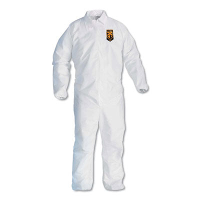 KleenGuard™ A40 Zipper Front Liquid and Particle Protection Coveralls, White, 2X-Large, 25/Carton Coveralls - Office Ready