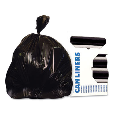Heritage Reprocessed Resin Can Liners, 45 gal, 1.2 mil, 40