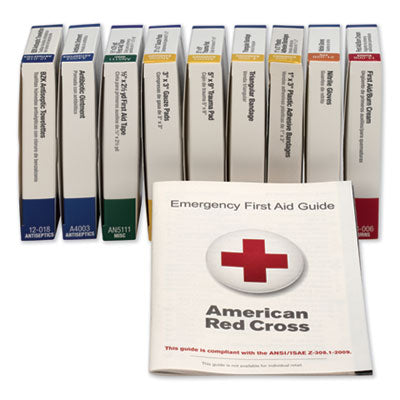 First Aid Only™ ANSI Compliant First Aid Kit Refill for 10 Unit First Aid Kit, 65 Pieces Mixed Products First Aid Kit Refills - Office Ready