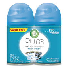 Air Wick® FRESHMATICULTRA Automatic Spray Refills, Fresh Waters, 5.89 oz Aerosol Spray, 2/Pack