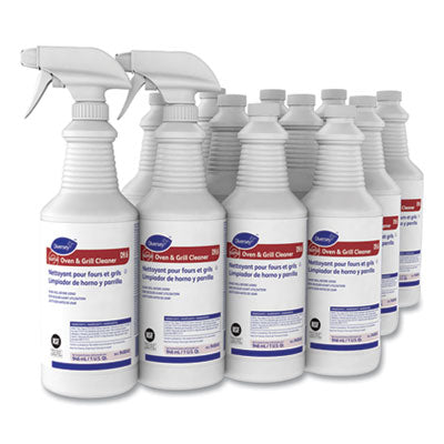 Diversey™ Suma Oven & Grill Cleaner, Neutral, 32 oz, Spray Bottle, 12/Carton Degreasers/Cleaners - Office Ready