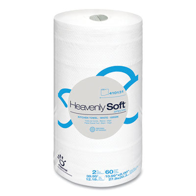 Papernet® Heavenly Soft® Paper Towel, Special, 2-Ply, 8 x 11, White, 60/Roll, 30 Rolls/Carton Perforated Paper Towel Rolls - Office Ready