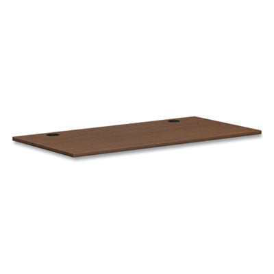 HON® Mod Worksurface, Rectangular, 60w x 30d, Sepia Walnut Communal-Work & Training Table Tops - Office Ready