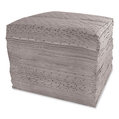 HOSPECO® TASKBrand® All Sorb® Industrial Sorbent Pad, 0.11 gal, 15 x 18, 200/Carton Pad Sorbents - Office Ready