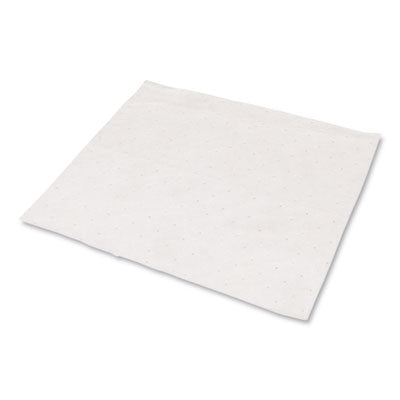 HOSPECO® TASKBrand® Industrial Oil Only Sorbent Pad, 0.21 gal, 15 x 18, 100/Carton Pad Sorbents - Office Ready