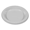 Tablemate® Plastic Dinnerware, Plates, 6" dia, White, 125/Pack Plates - Office Ready