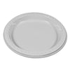 Tablemate® Plastic Dinnerware, Plates, 7" dia, White, 125/Pack Plates - Office Ready